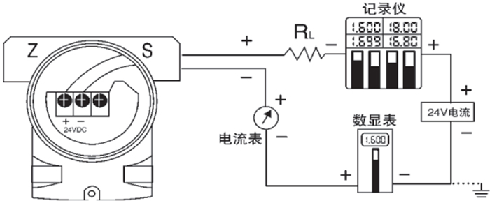 3051壓力變送器接線圖